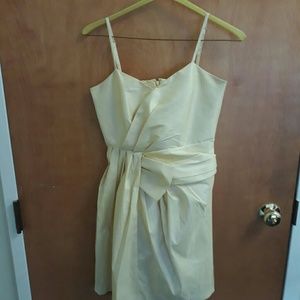Calvin Klein Women's Yellow Dress Size 4